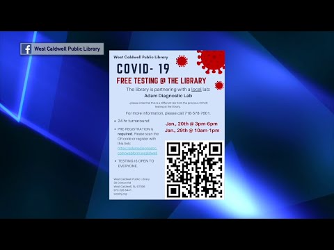 NJ West Caldwell Public Library Holding COVID–19 Testing