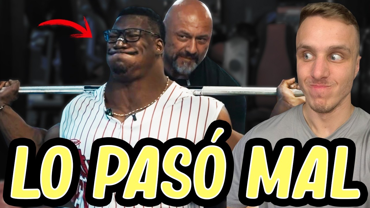Neckzilla no puede aguantar el entreno de pierna con Wesley Vissers *inesperado*