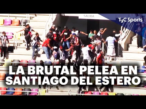 LOS VIOLENTOS INCIDENTES EN SANTIAGO DEL ESTERO ❌ DISTURBIOS EN CENTRAL CÓRDOBA vs ATLÉTICO TUCUMÁN
