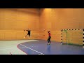 Handball Wing Player - How to throw in the long corner