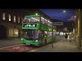 United Kingdom Electric Double Decker Bus 111 Ride From Burton Road To Porland Street