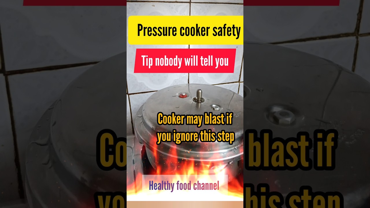 how do you prevent accidents in a pressure cooker 😞? #shortsfeed