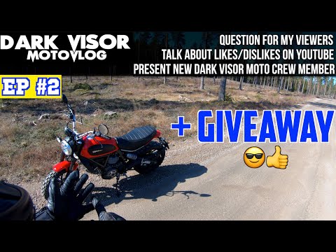 Dark Visor Motovlog Episode #2 + GIVEAWAY