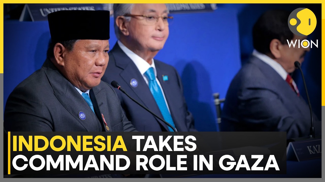 Indonesia Named Deputy Commander of US-Led Gaza Stabilisation Force | WION NEWS