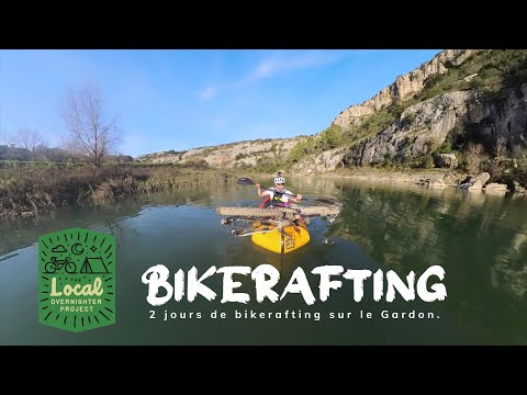 Bikeraftin on the Gardon River.