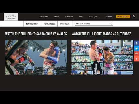 Santa Cruz vs Avalos & Mares vs Gutierrez FULL FIGHTS: PBC on FOX - Oct. 14, 2017