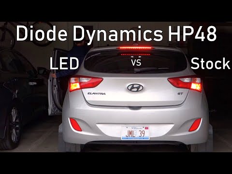 Diode Dynamics HP48 LED Tail Light Install and Review | 2013 Hyundai Elantra GT