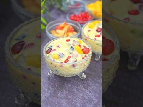 Fruit Custard Recipe | #shorts | kabitaskitchen