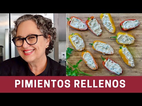 Pimientos Rellenos con Queso Crema Keto | The Frugal Chef