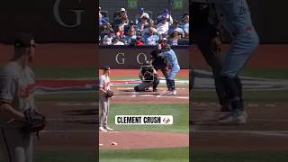 Ernie Clement’s bat is on fire! #MLB #Toronto #BlueJays