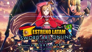 PRONTO ESTRENO Sword Art Online Progressive Scherzo Of The Deep Night en LATAM y España