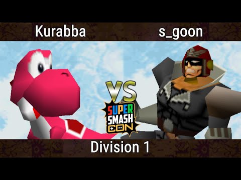 SSC 2023 - Kurabba (Yoshi) Vs. s_goon (Captain Falcon) Smash Bros - SSB64