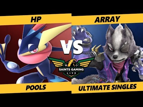 SGL 2019 SSBU - HP (Wolf) Vs. Array (Greninja) Smash Ultimate Tournament Pools
