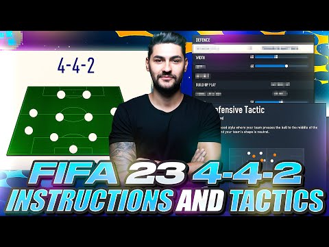 FIFA 23 MOST OP FORMATION / 4-4-2 BEST CUSTOM TACTICS & INSTRUCTIONS TUTORIAL