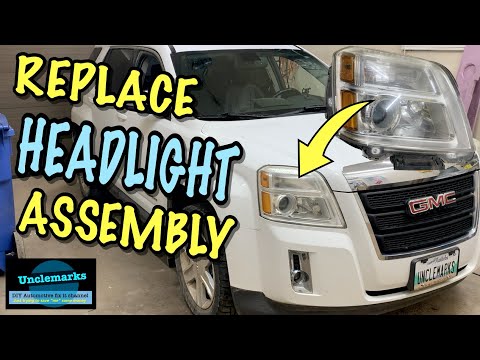 How to replace headlight assembly on GMC Terrain