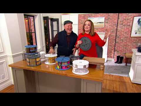 Copco 9-Piece Pantry Organizer with Turntable on QVC
