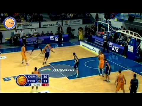 Valiev, Vikhrov, Lazarev, Spiridonov - BC Khimki vs Triumph 84-72 (VTB G9, 22.12.2013)