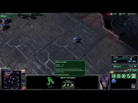 Starcraft 2 - Protoss Dark Templar vs Terran Ghost - No Upgrades/Powers