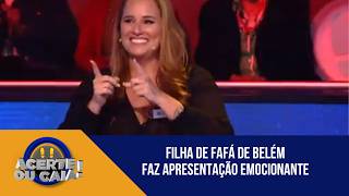Filha de Fafá de Belém faz apresentação emocionante de ‘Coração do Agreste’ antes de cair no buraco