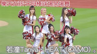 樂天女孩再臨天母棒球場 開場舞HEAT 若潼 Fanscam