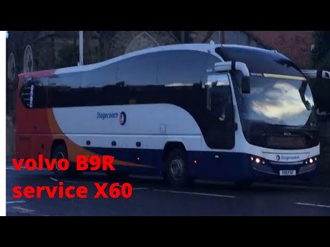 Stagecoach in fife Volvo B9R plaxton Elite 53719 (SV11 FSF) service:X60