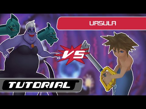 Kingdom Hearts: Ursula Boss Tutorial