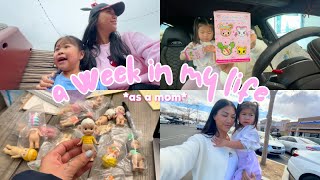 A WEEK IN MY LIFE *as a mom* dance class, shopping, disneyland, sonny angel bouquet & more