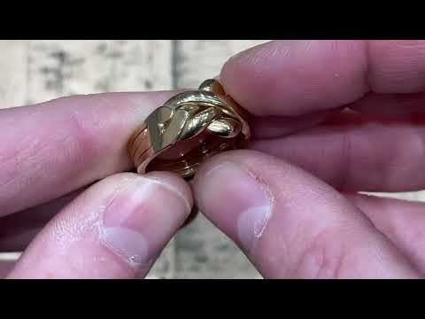Puzzle Ring Solution for 4 Band Piece REGULAR Puzzle Rings