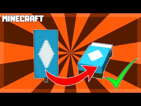 How to Put Banners on Beds! Minecraft Tutorial