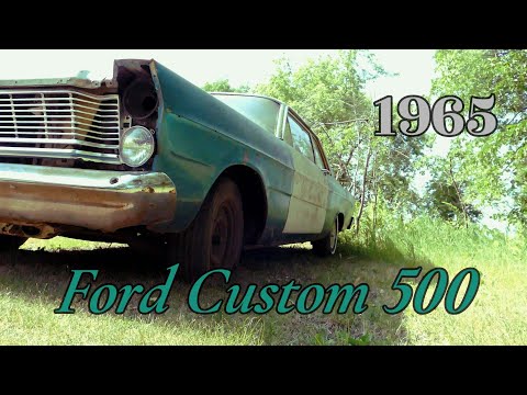 1965 Ford Custom. Will it run? First start and drive in 25 years, replacing suspension and brakes.