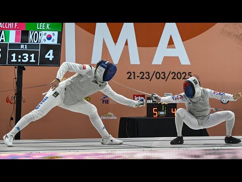 Men's Semifinal | Filippo Macchi 🇮🇹 15-9 Kwanghyun Lee 🇰🇷 | 24/25 Lima Foil GP