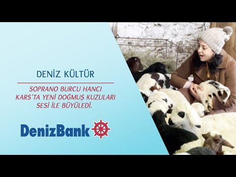 Soprano Burcu Hancı Kars’ta Yeni Doğmuş Kuzuları Sesi İle Büyüledi