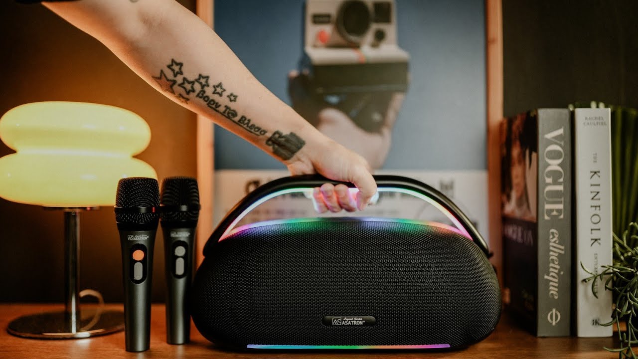 Portable speaker Asatron Legend L0502, bisa karaoke dengan harga 1jutaan
