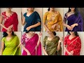 Beautiful Chiffon Georgette Saree Designs Simple Festive Wear Soft Chiffon Georgette Sarees ️