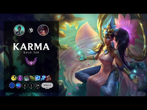 Karma Top vs Akali - EUW Master Patch 12.14