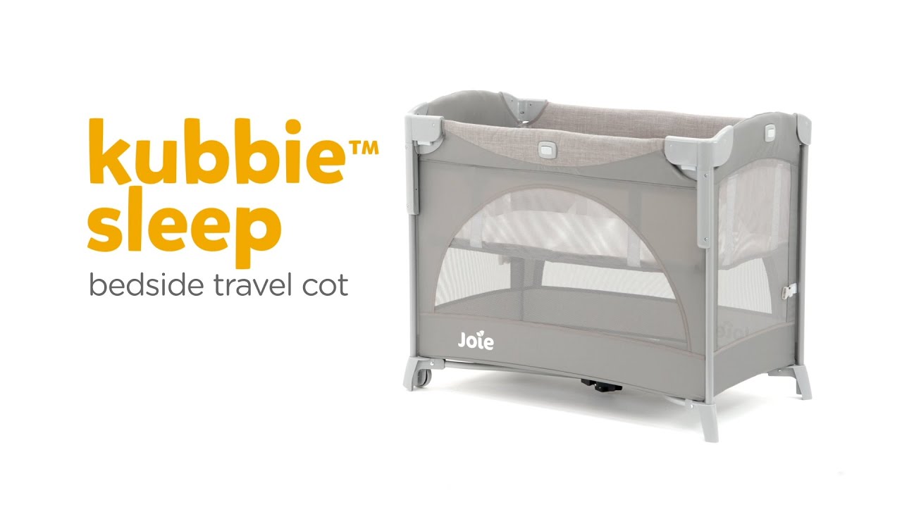 миниатюра 0 Видео о товаре Манеж Joie Kubbie Sleep, Foggy Gray (Серый)