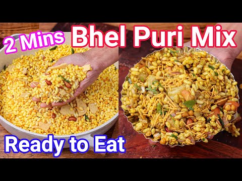 Instant Bhel Puri Chaat Premix - Just 2 Mins | Quick & Easy Bhel Poori Chaat - Ready To Serve