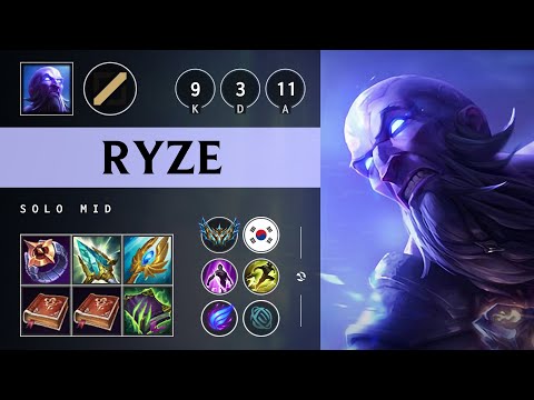 Ryze Mid vs Vladimir - KR Challenger Patch 25.09