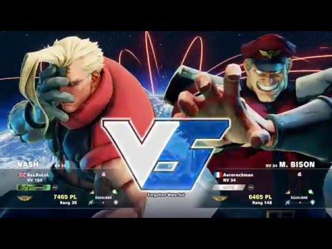 BaLBaLoL ( Nash ) VS Aerorockman ( M.Bison ) HD 1080p - Street Fighter 5