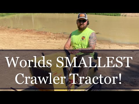Worlds SMALLEST Crawler tractor! Lennox Kittytrack