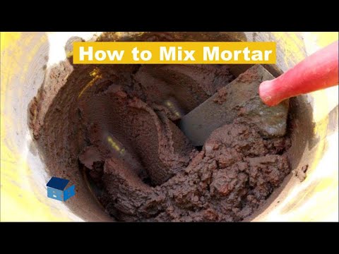 How To Mix Mortar By Hand For Bricklaying