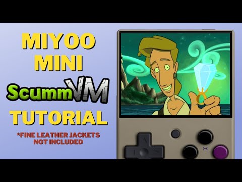 How to play SCUMMVM games on the Miyoo Mini Tutorial | Monkey Island | Game list fix | REUPLOAD
