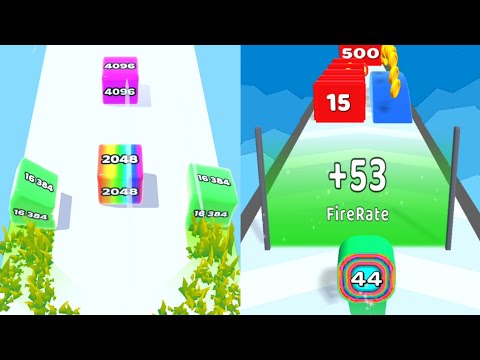 jelly run 2048🌈 infinity vs smash runner math Max level update #jellyrun2048 #smashrunner #gameplay