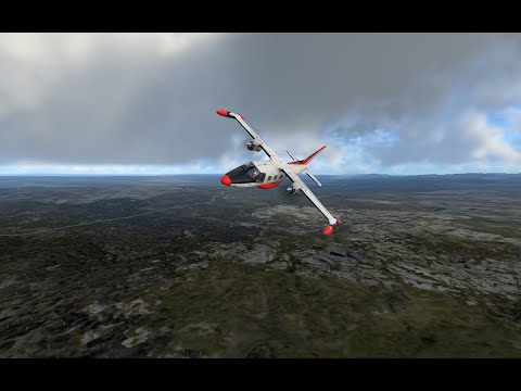 X Plane 12 Beta7 and X Aviation Toga Mitsubishi MU 2B 60    AIRSTRIP IS ENKL
