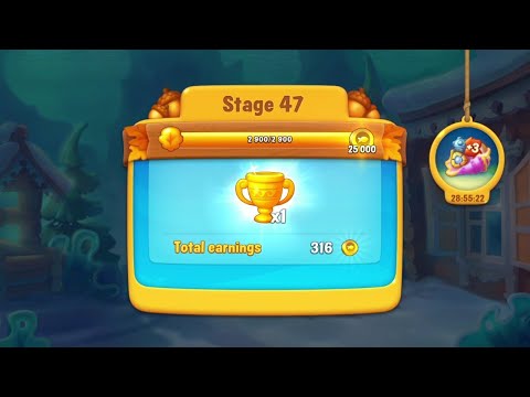 @Fishdom Win Strikes Atlantis Cup Stage 40 - 47, Got 25K Coins 🪙