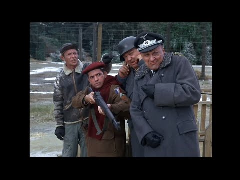 LeBeau Almost Shoots General Burkhalter | Hogan's Heroes