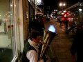 Street artist playing fire tuba  (Darksweet) - Známka: 1, váha: velká