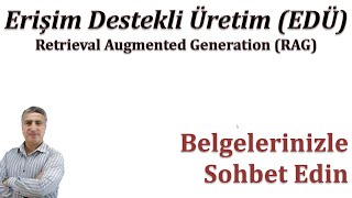 Büyük Dil Modellerini kullanarak Belgelerinizle Sohbet Edin: Retrieval