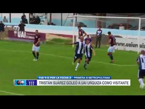 UAI Urquiza 0 - Tristán Suárez 4 - Primera B - Fecha 2