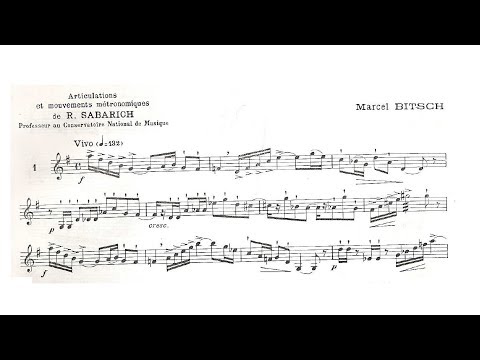 Marcel Bitsch: Etude n. 1 (David Baldwin, trumpet)